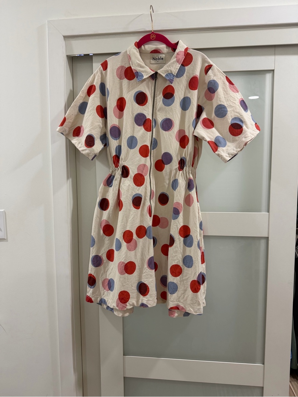 Noble Polka Dot Utility Dress